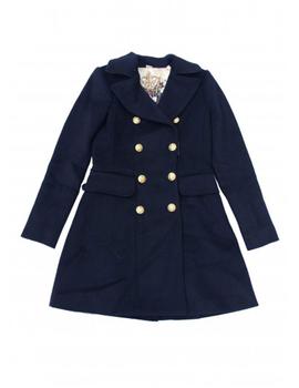 ABRIGO SOLAPAS M.8143 MARINO