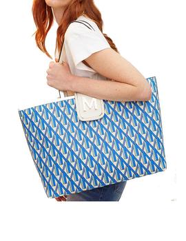 BOLSO LOLA CASADEMUNT LOGOTIPO CON M AZUL