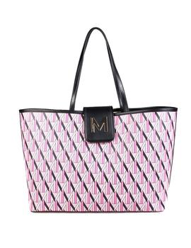 BOLSO LOLA CASADEMUNT LOGOTIPO CON M FUCSIA