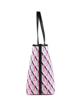 BOLSO LOLA CASADEMUNT LOGOTIPO CON M FUCSIA