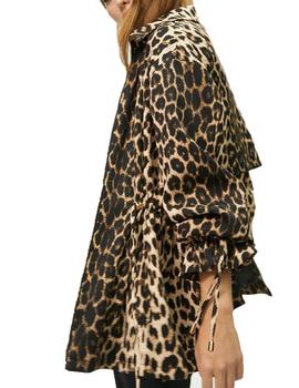 GABARDINA LOLA CASADEMUNT ESTAMPADO LEOPARDO