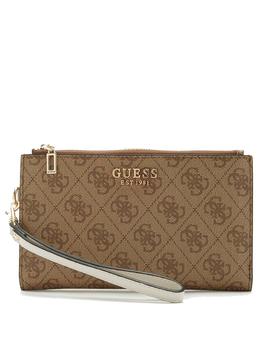 BILLETERA GUESS ZADIE LOGO CAMEL