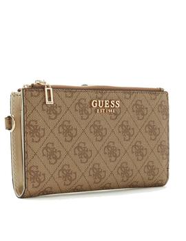 BILLETERA GUESS ZADIE LOGO CAMEL