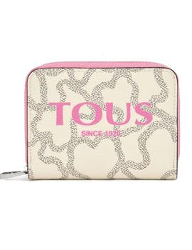 MONEDERO TOUS M. KAOS LEGACY BEIGE-ROSA