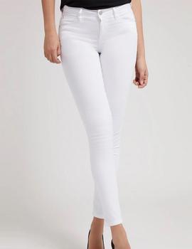 Pantalón Guess curve skinny blanco