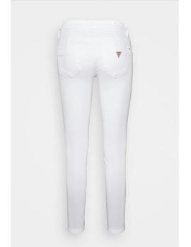 Pantalón Guess curve skinny blanco