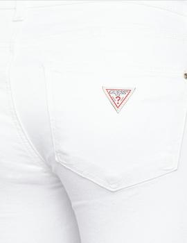 Pantalón Guess curve skinny blanco