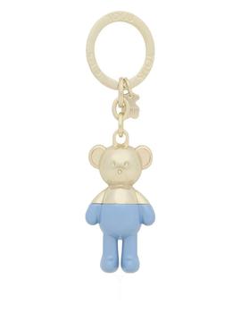 LLAVERO TOUS OSO METAL TEDDY BEAR DORADO-AZUL