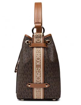 BOLSO MICHAEL KORS BOMBONERA MAEVE BRN/ACORN