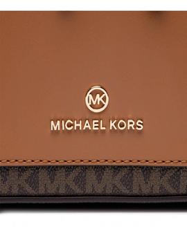 BOLSO MICHAEL KORS BOMBONERA MAEVE BRN/ACORN