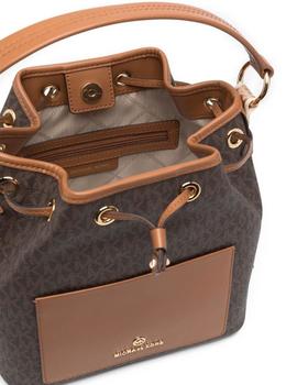 BOLSO MICHAEL KORS BOMBONERA MAEVE BRN/ACORN