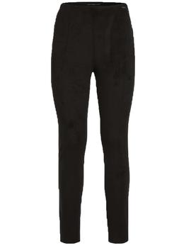 Leggings Guess gamuza efecto ante negro