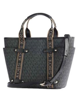 BOLSO MICHAEL KORS TOTE MAEVE LOGOTIPO NEGRO