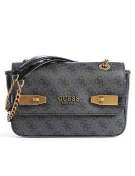 BOLSO GUESS ZADIE LOGO NEGRO