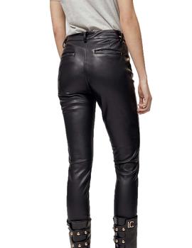 PANTALÓN LOLA CASADEMUNT LEGGING EFECTO PIEL NEGRO