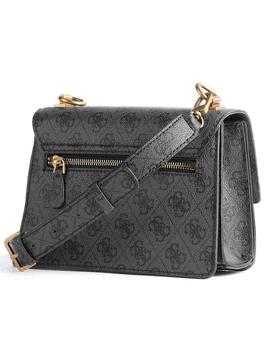 BOLSO GUESS ALEXIE CROSSBODY FLAP NEGRO