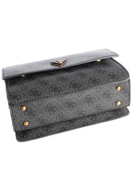 BOLSO GUESS ALEXIE CROSSBODY FLAP NEGRO