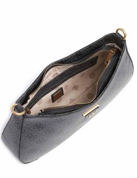 BOLSO GUESS ALEXIE TOP ZIP SHOULDER NEGRO