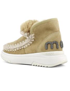 BOTA MOU ESKIMO JOGGER GLITTER LOGO CAMEL