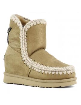 Bota Mou inner wedge back star patch piel