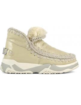 Bota Mou eskimo trainer big metallic letter logo