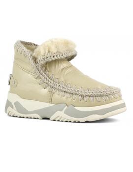 Bota Mou eskimo trainer big metallic letter logo