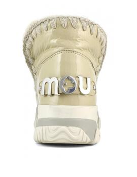 Bota Mou eskimo trainer big metallic letter logo