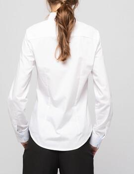 Camisa básica en algodón blanca