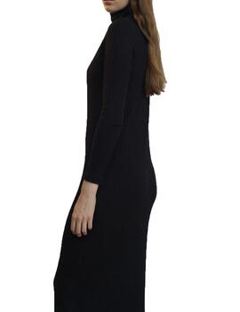 Vestido Maggie Sweet largo punto negro