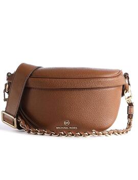 Riñoneera Michael Kors Slater bandolera piel camel