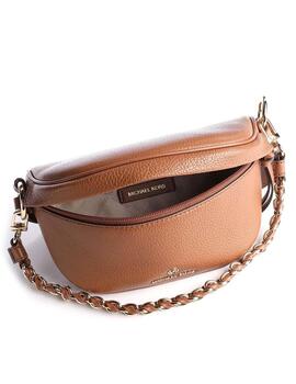 Riñoneera Michael Kors Slater bandolera piel camel