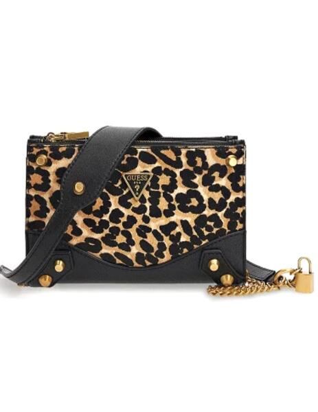 BOLSO GUESS AMANTEA LEOPARDO