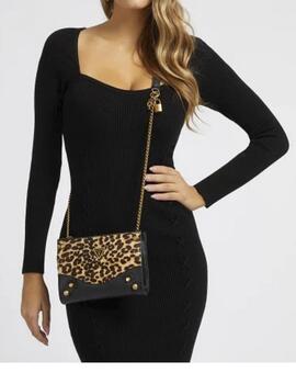 BOLSO GUESS AMANTEA LEOPARDO