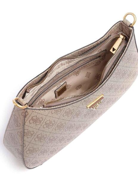 Bolso Guess Alexie camel para mujer -b