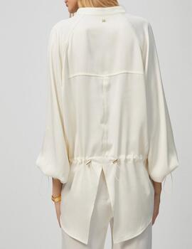 CAMISA LOLA CASADEMUNT OVERSIZE CON TIRADORES